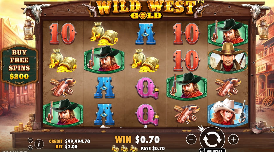 wild west gold волатильность